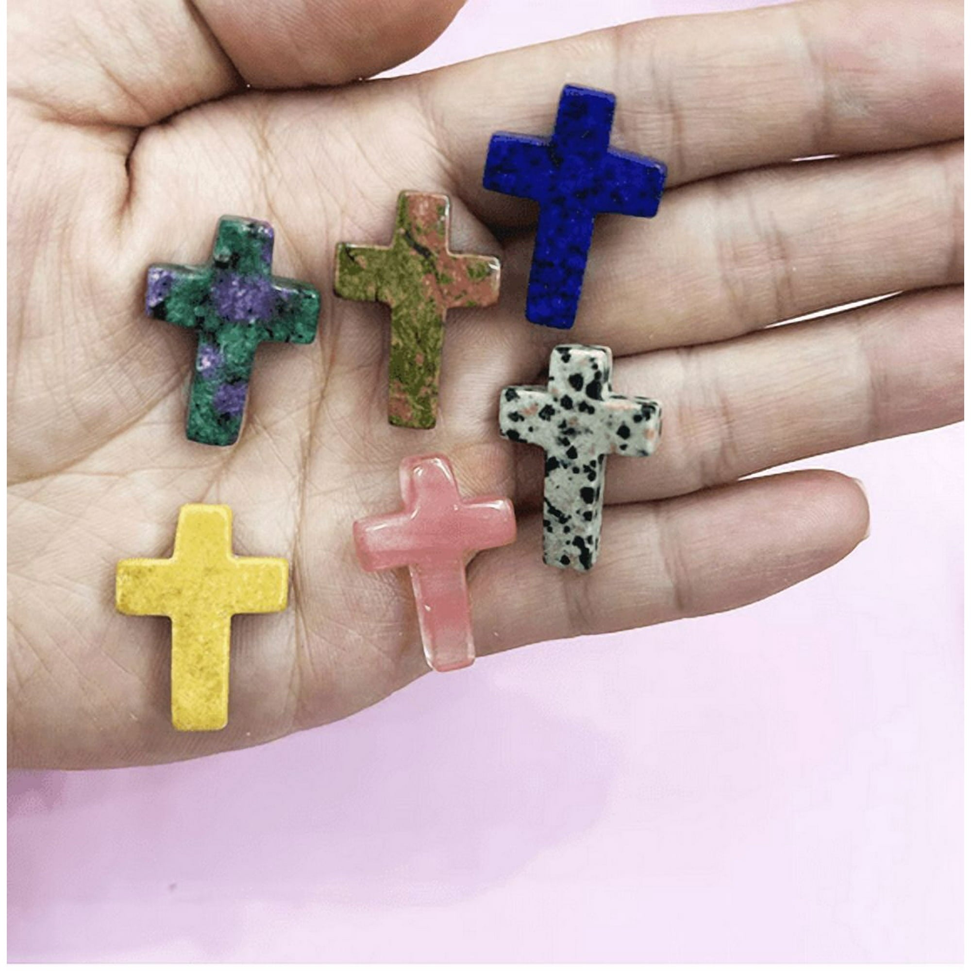 Crystal Mini Stones 12 Piece Set Natural Hand Polished Gemstone DIY Jewelry Craft Pocket Decor Unique Collector’s Item Home Decoration Gift for Loved Ones Spiritual Healing