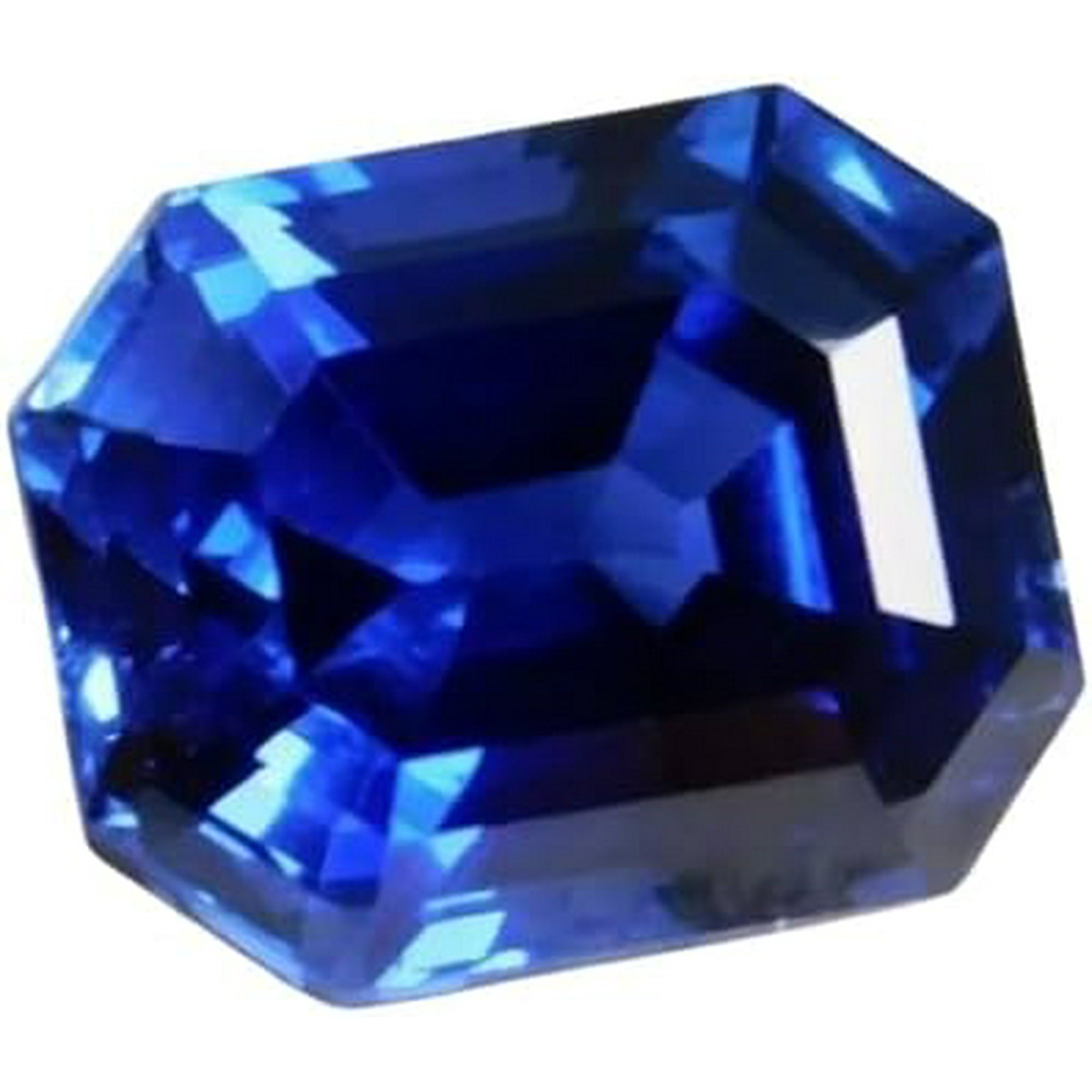 9 CT Natural Blue Sapphire Emerald Cut Certified Loose Gemstone Collectible Gems Stone for Jewellery Making