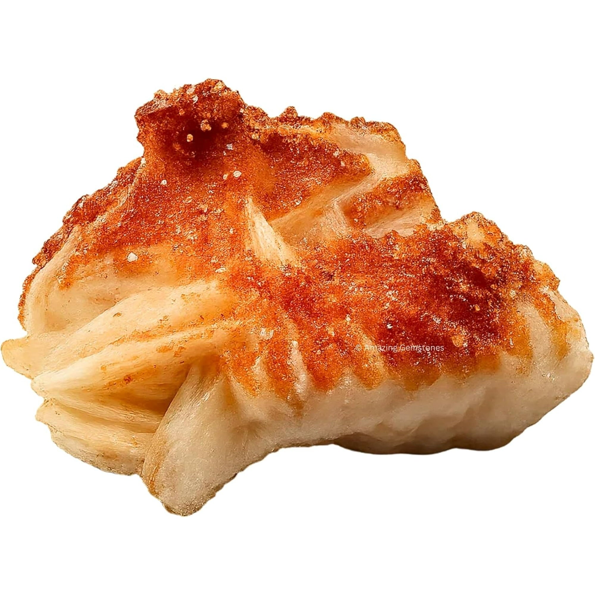 Vanadinite Crystals and Healing Stones Mineral Specimen - Premium Semi Precious Gem Stones for Spiritual Growth - Healing Geode Cluster for Meditation