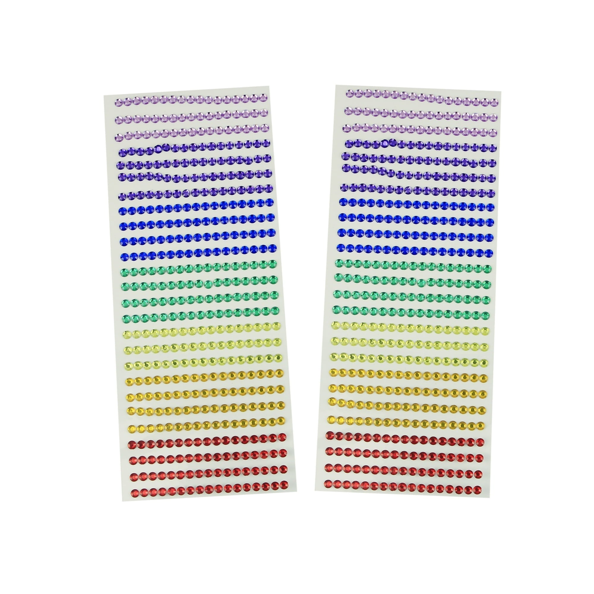 Hello Hobby Multicolor Round Gemstones 6mm, 1,326 Piece Simulated