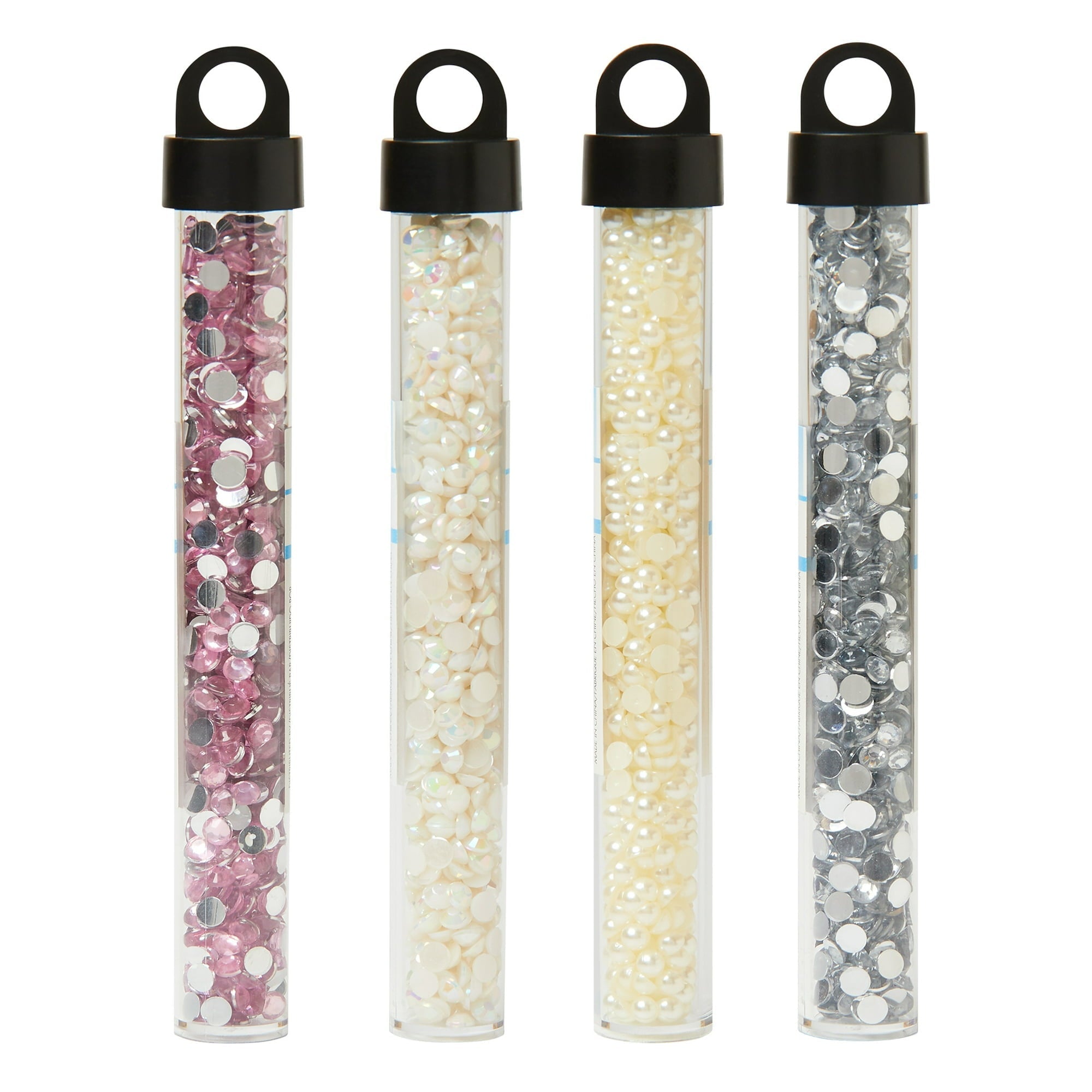 Offray Multi Faceted Off-white Plastic Loose Gemstone, 4 mm