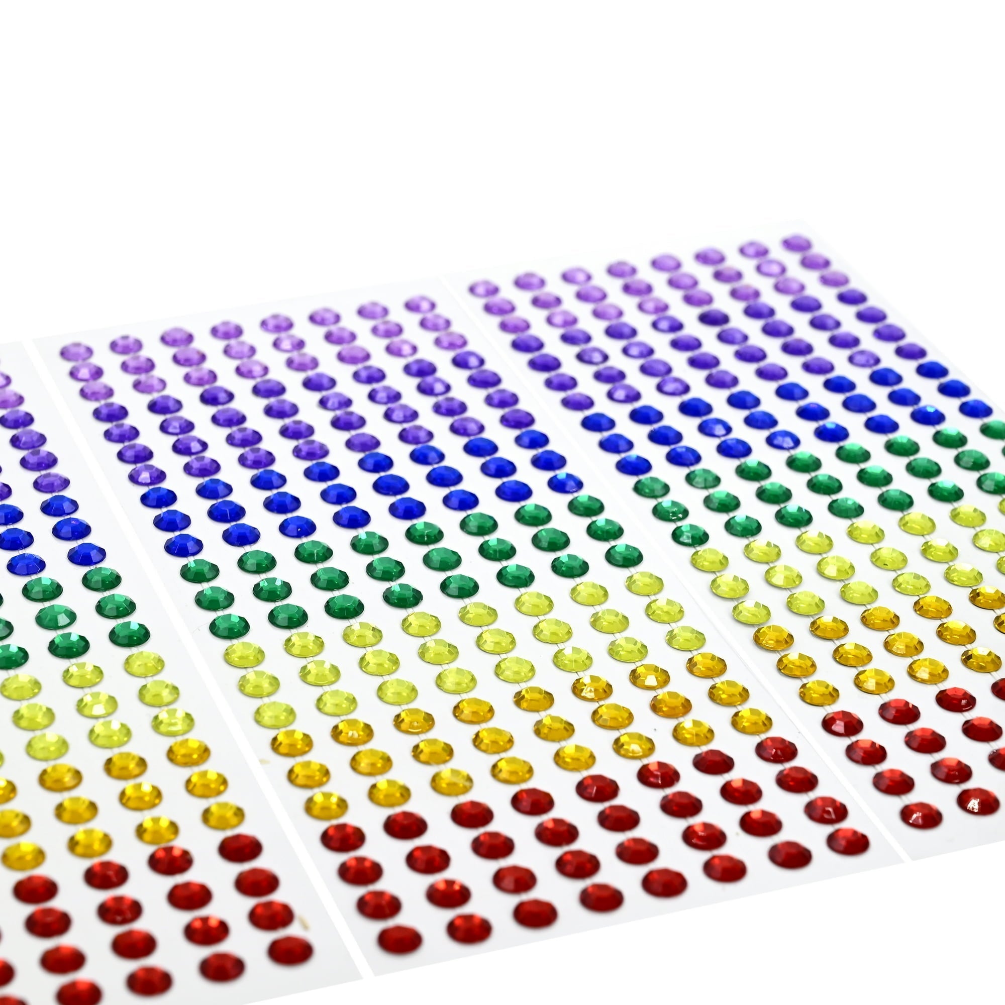 Hello Hobby Multicolor Adhesive Round Gemstones for Scrapbooking and DIY Projects